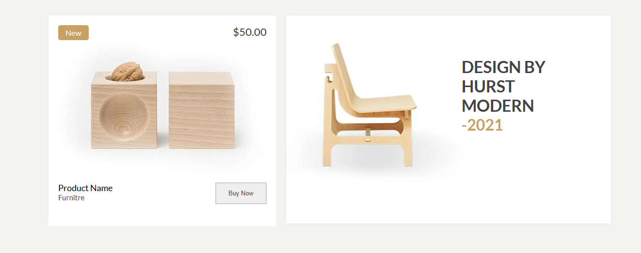 Product Display Cards