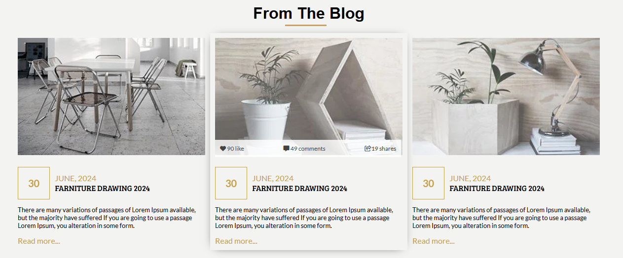 Blog Highlights Section