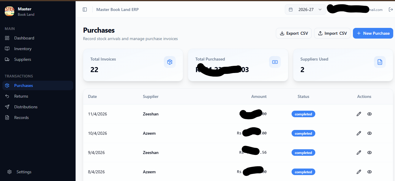 Purchase Management